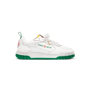 Mens The Court White & Green Sneaker