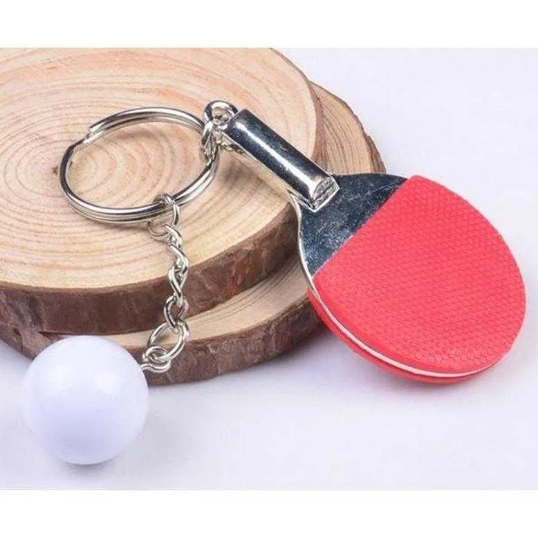 Mini table tennis Bat key ring