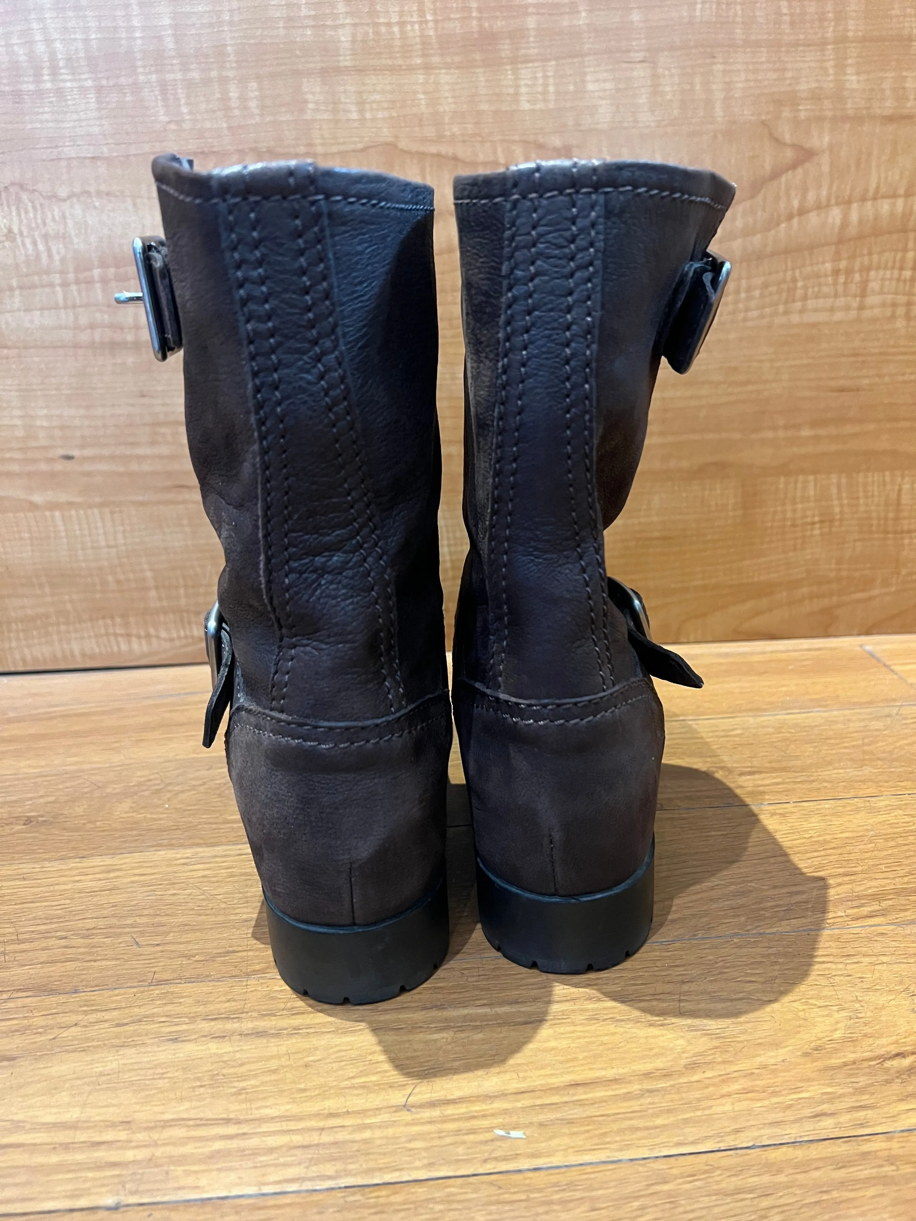 Miu Miu Brown Leather Boots Size 9