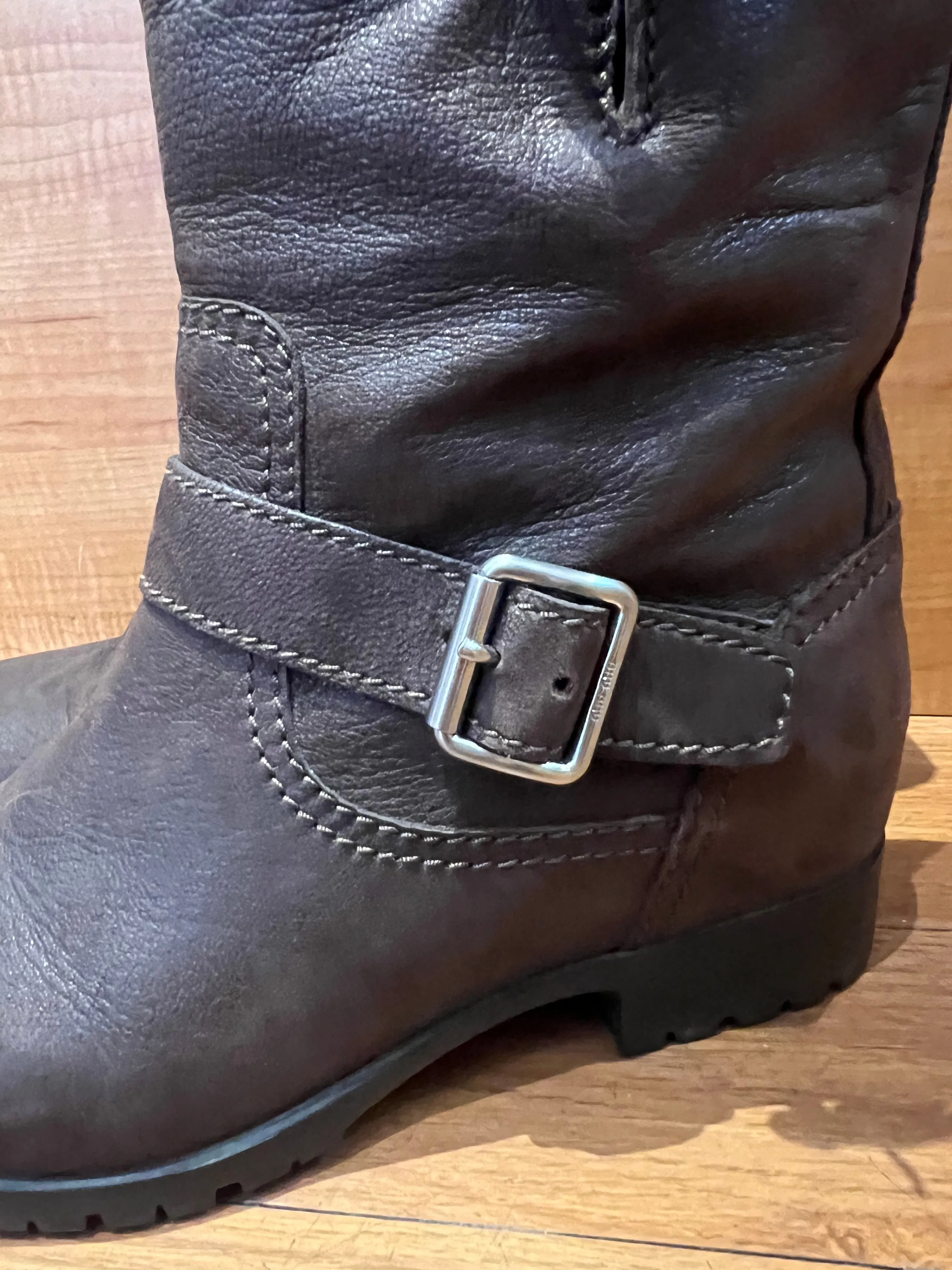 Miu Miu Brown Leather Boots Size 9