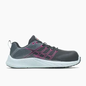 Moab Flight Men's Carbon-Fiber Work Shoes Black/Fuchsia