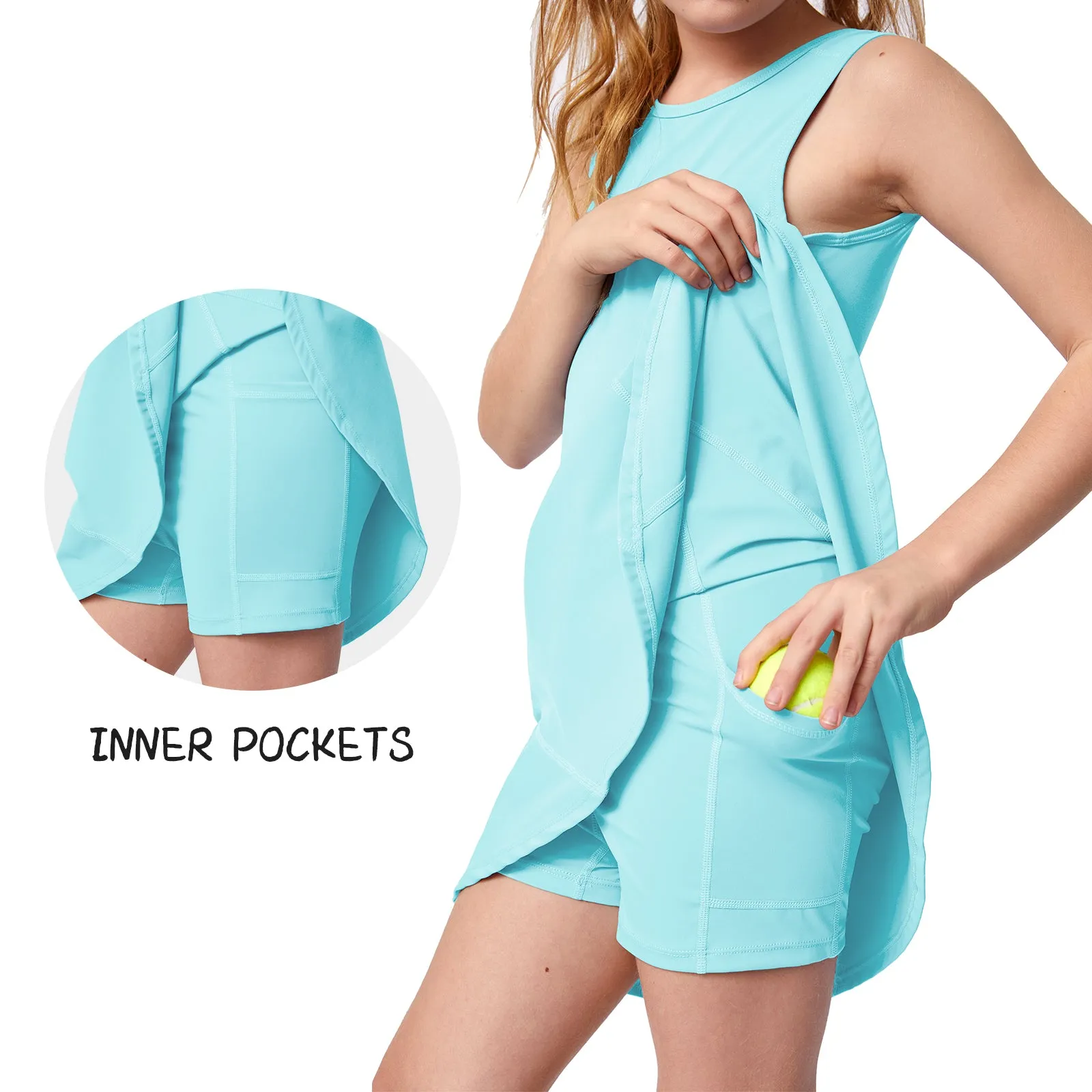 MOTEEPI Girls Tennis Golf Dress