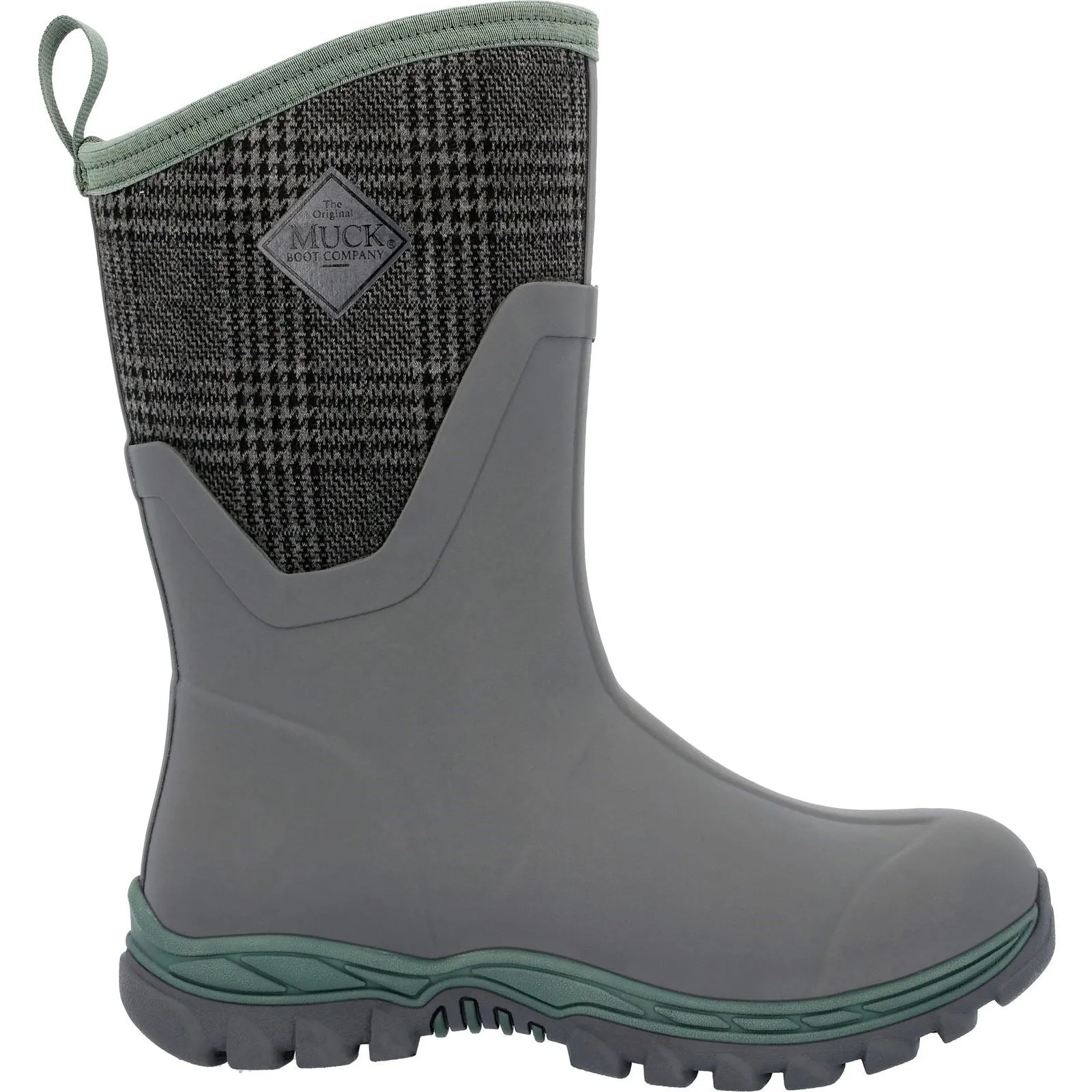 Muck Boots Arctic Sport II Neoprene Grey/Plaid Wellington Boots