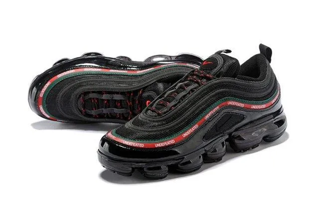 NA VaporMax 97 Silver Bullet Black White Red Green Men's Running Sneakers