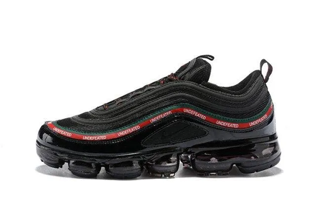 NA VaporMax 97 Silver Bullet Black White Red Green Men's Running Sneakers