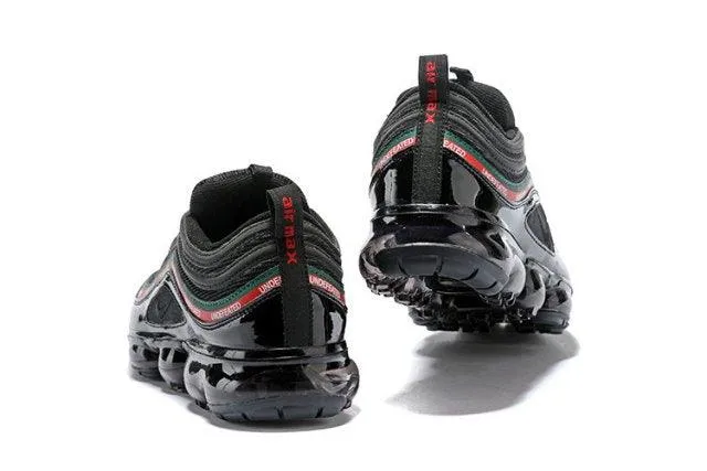 NA VaporMax 97 Silver Bullet Black White Red Green Men's Running Sneakers