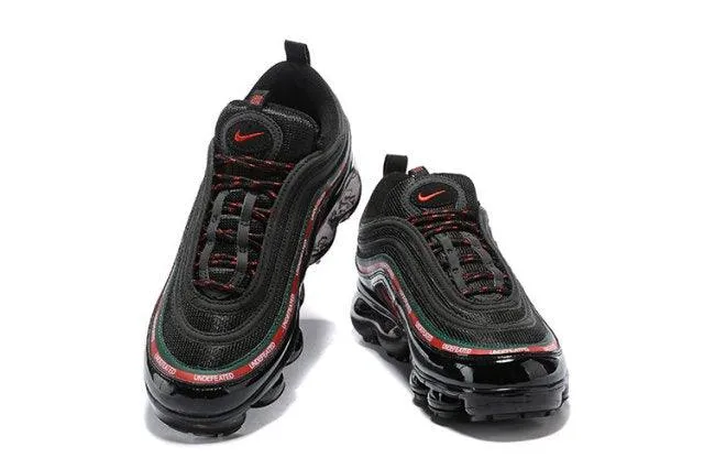 NA VaporMax 97 Silver Bullet Black White Red Green Men's Running Sneakers