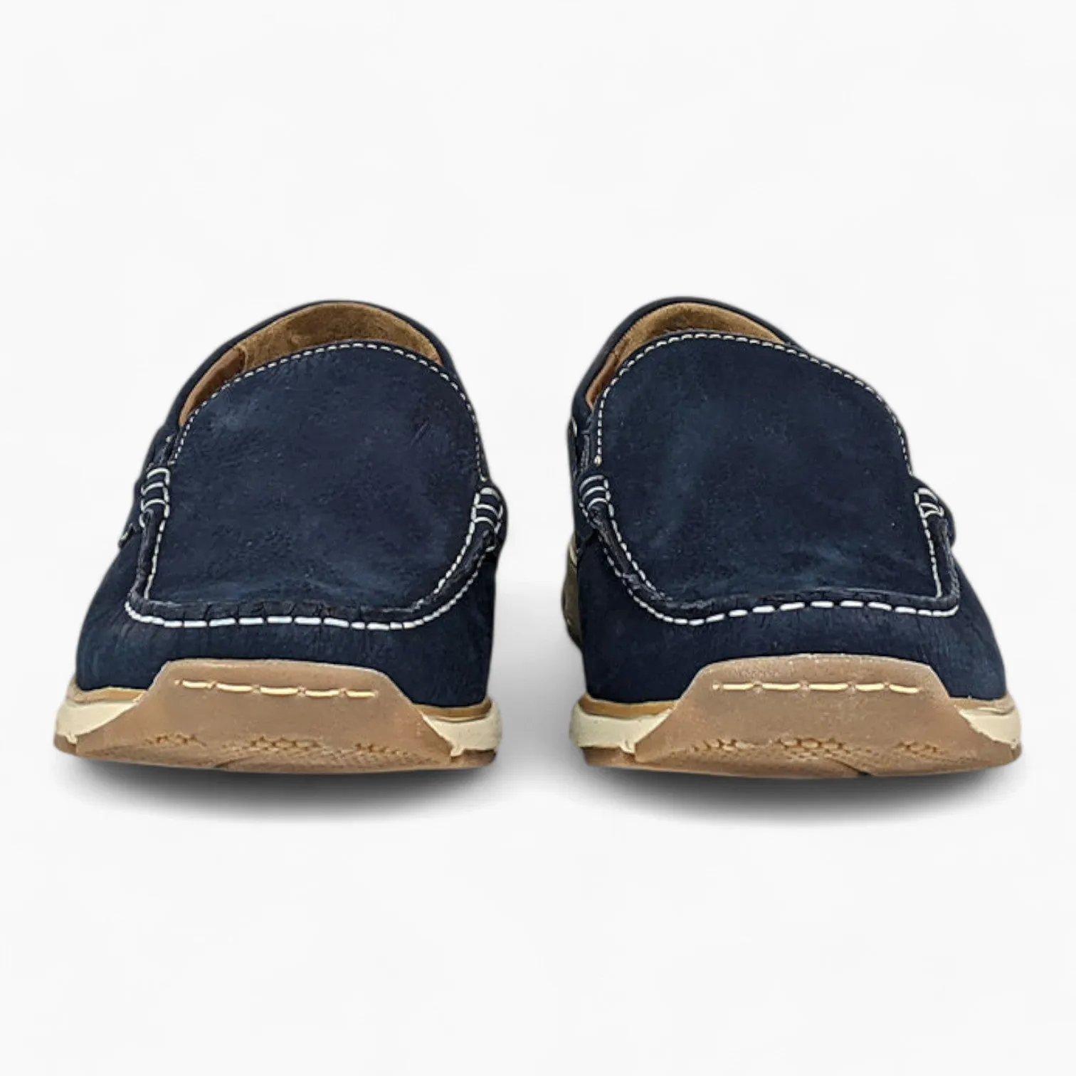 Navy Slip-On Casual Shoes - Dubarry Mayson Men's Footwear