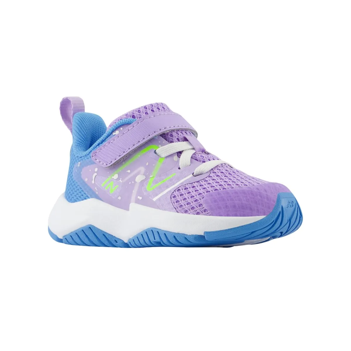 New Balance Toddler's Rave Run v2 ITRAVHG2 Lilac Glo/Sky Blue/Pixel Green