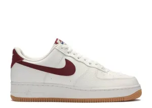 Nike AIR FORCE 1 LOW 'TEAM RED GUM', white