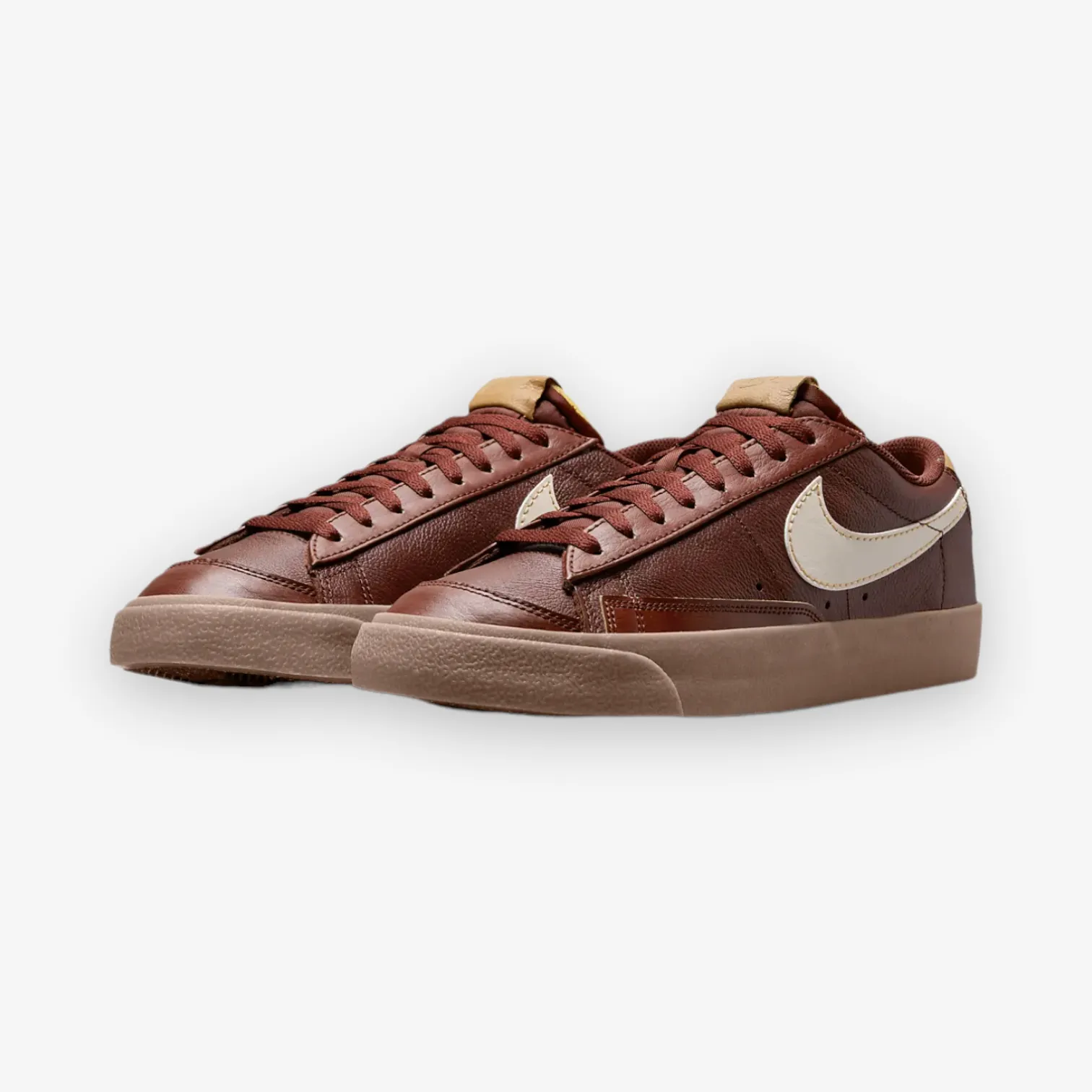 Nike Blazer Low '77 EMB Green Brown Pearl White DQ7670-200