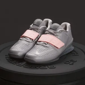 Nike - Romaleos 3 XD Women's Weightlifting Shoes (Atmosphere Grey/Pink Tint/Gunsmoke)