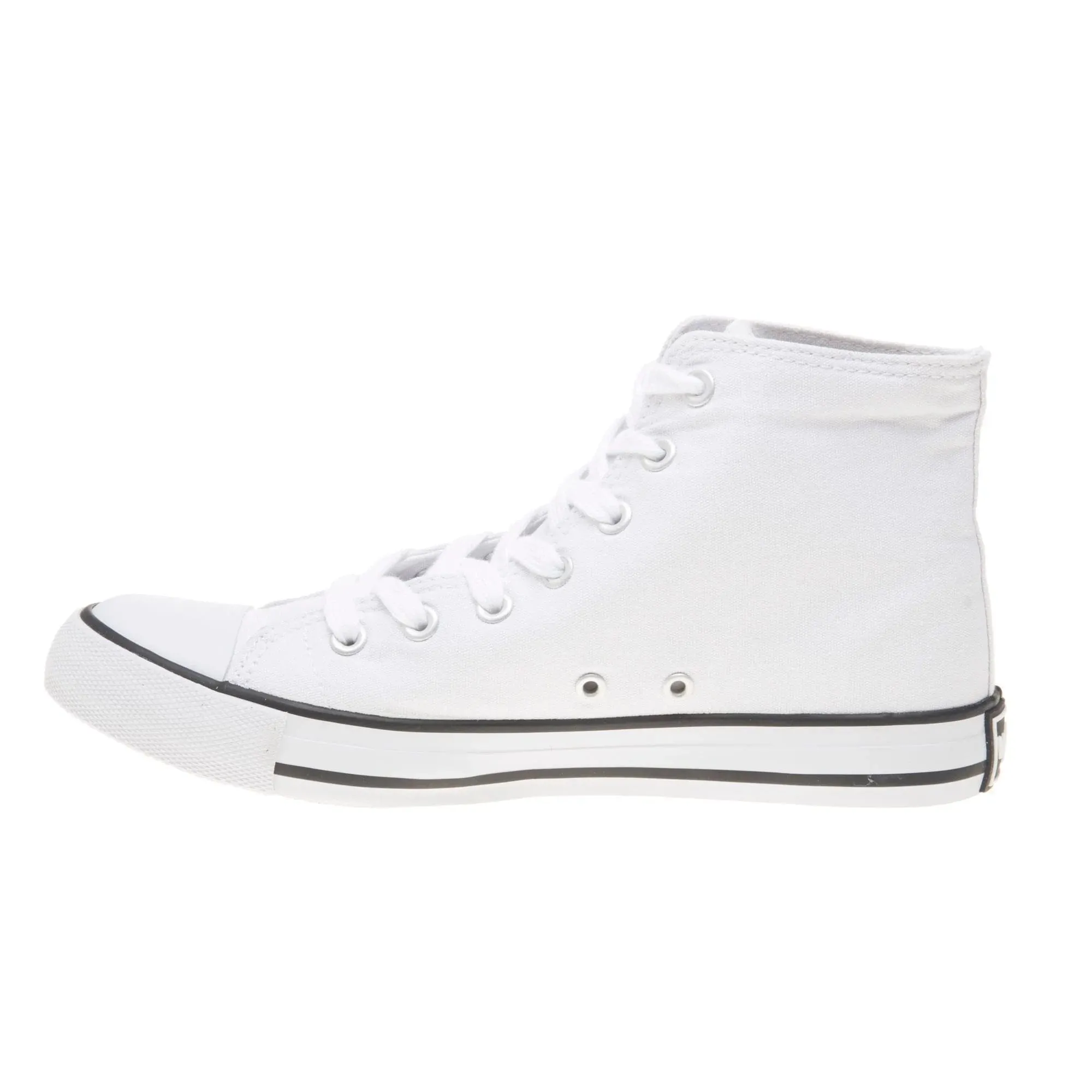 Nut Women's Vegan Hi Top Sneakers | White