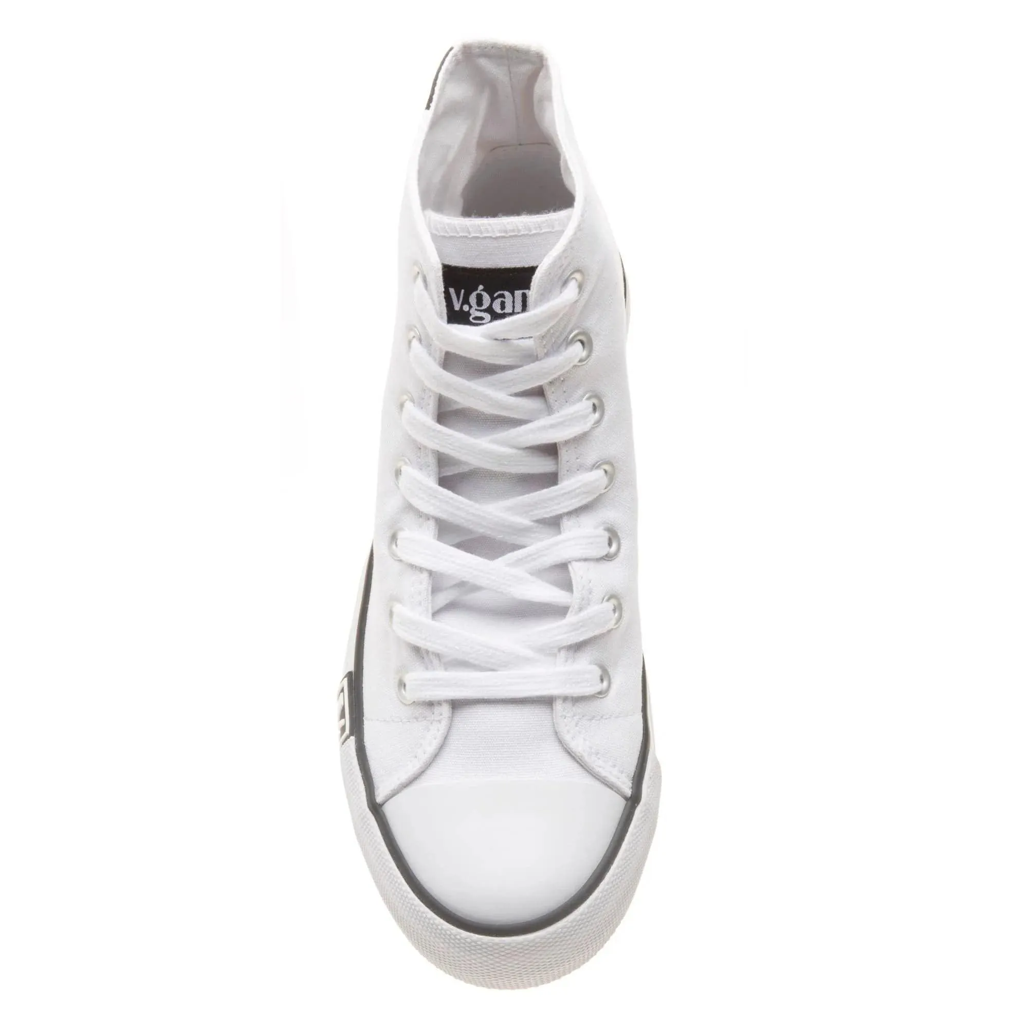 Nut Women's Vegan Hi Top Sneakers | White