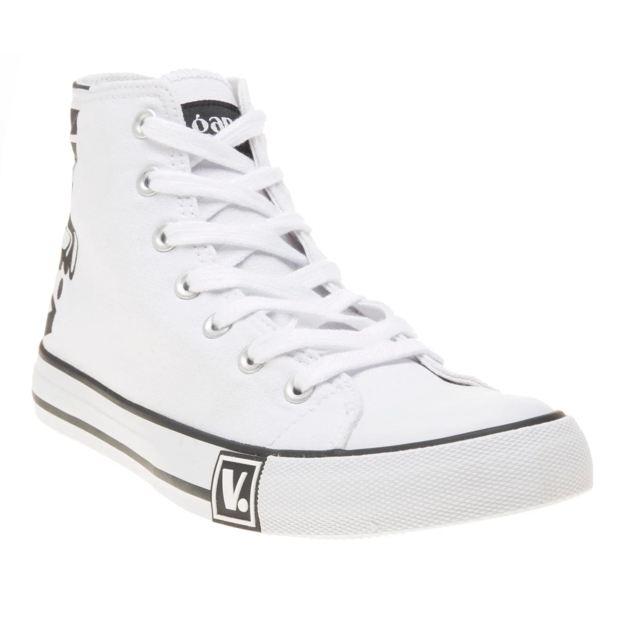 Nut Women's Vegan Hi Top Sneakers | White