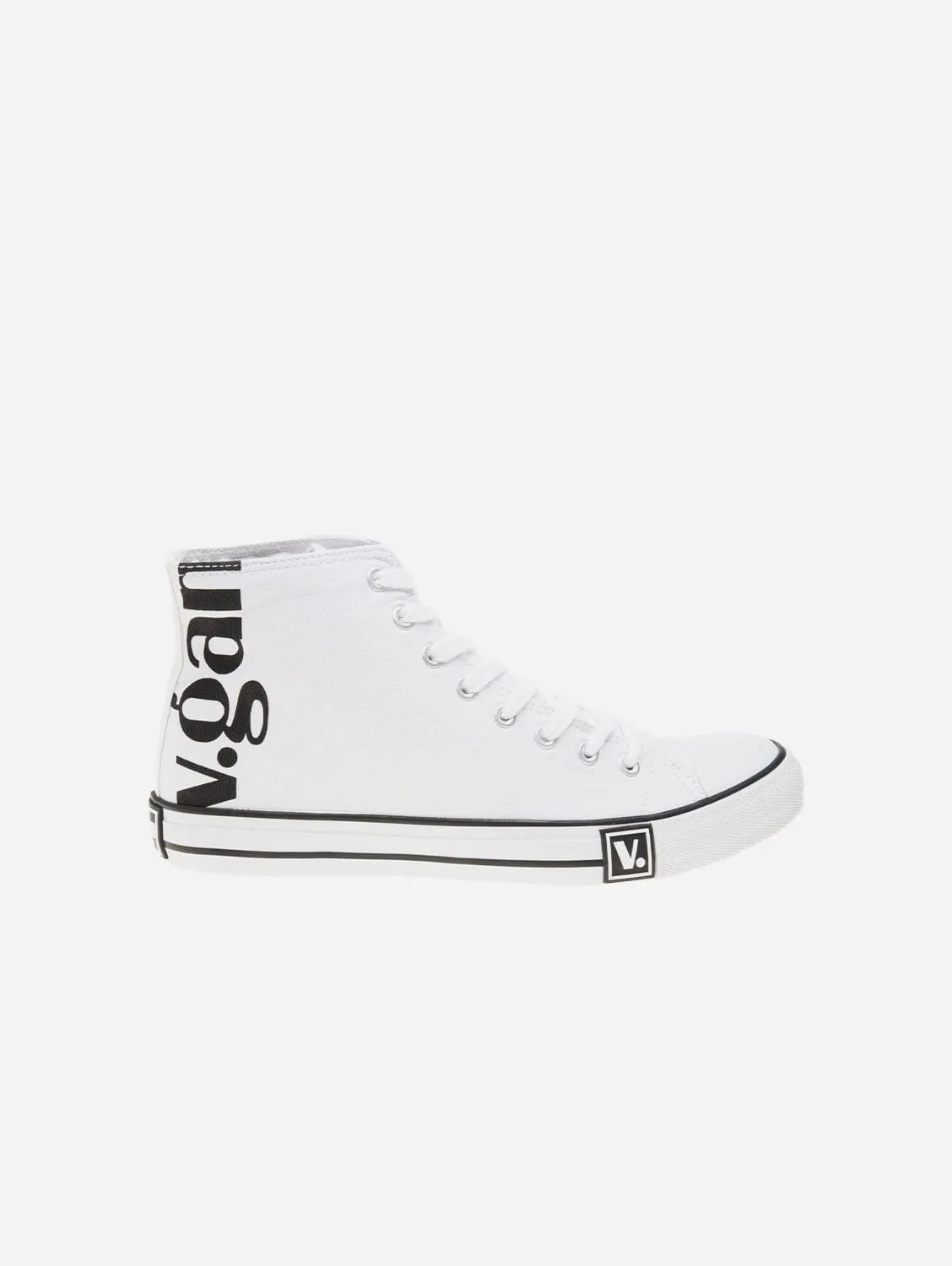 Nut Women's Vegan Hi Top Sneakers | White