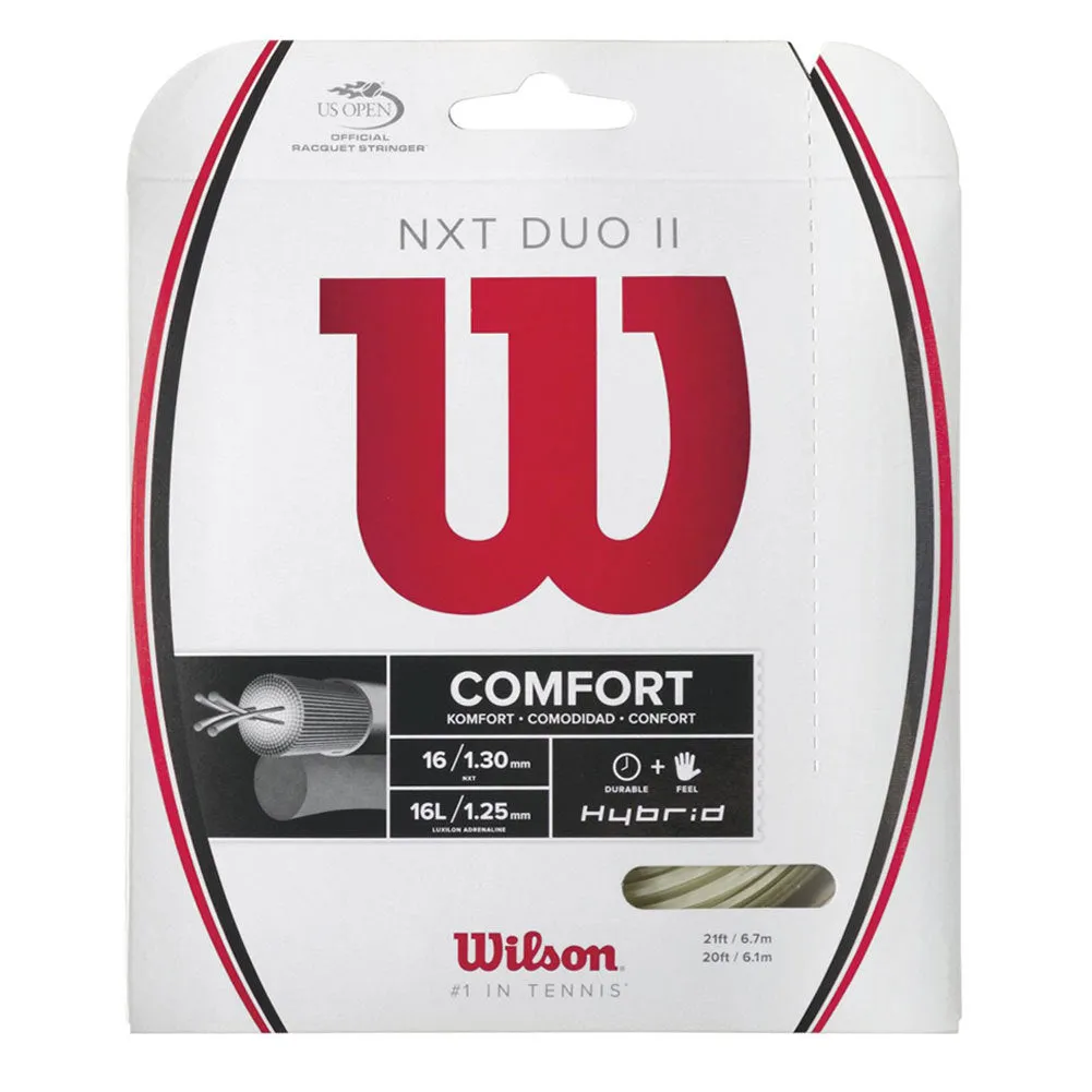 NXT Duo II (NXT 16/Luxilon Adrenaline 125) Tennis String