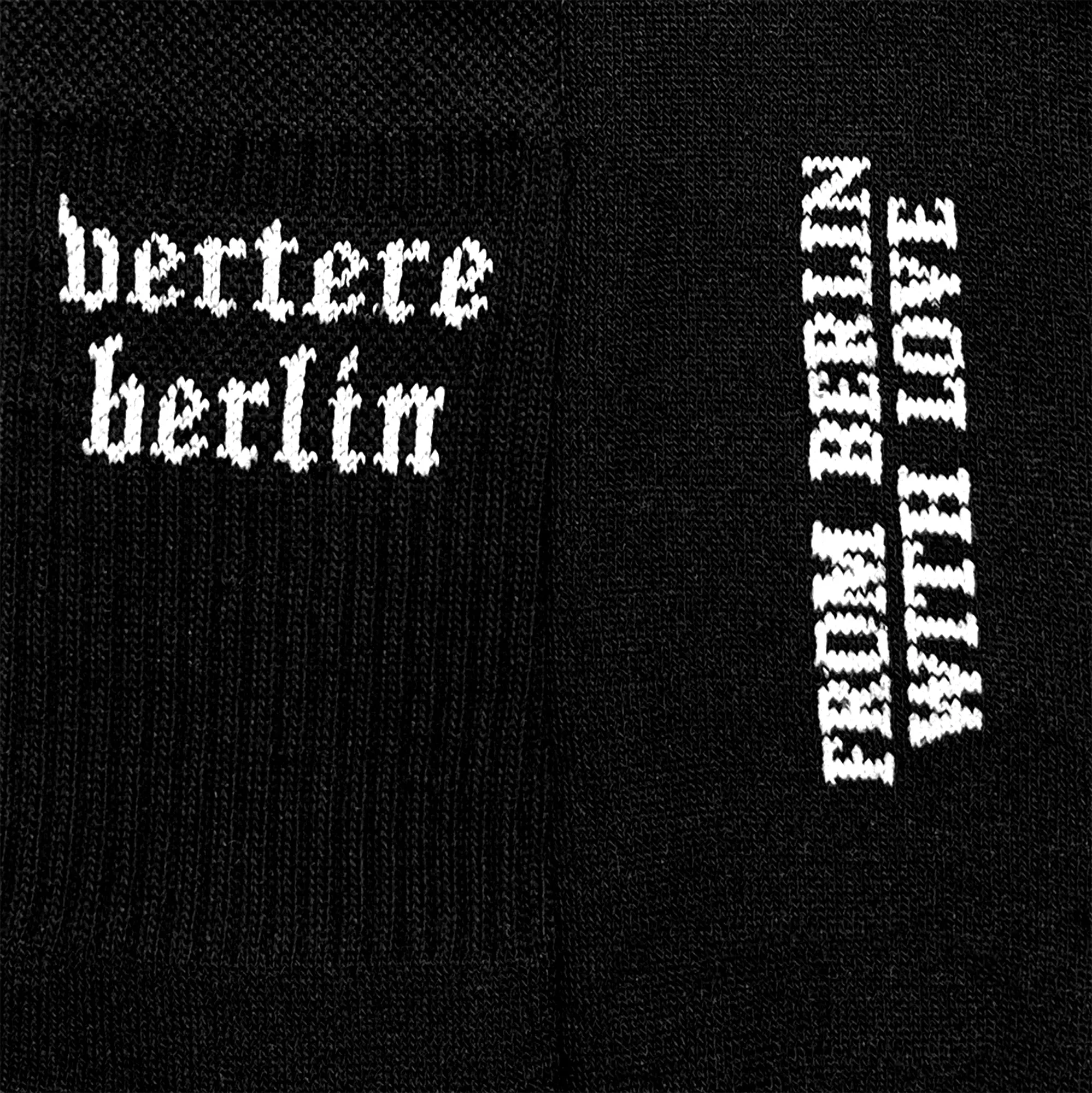 OLD BERLIN TENNIS SOCKS - BLACK