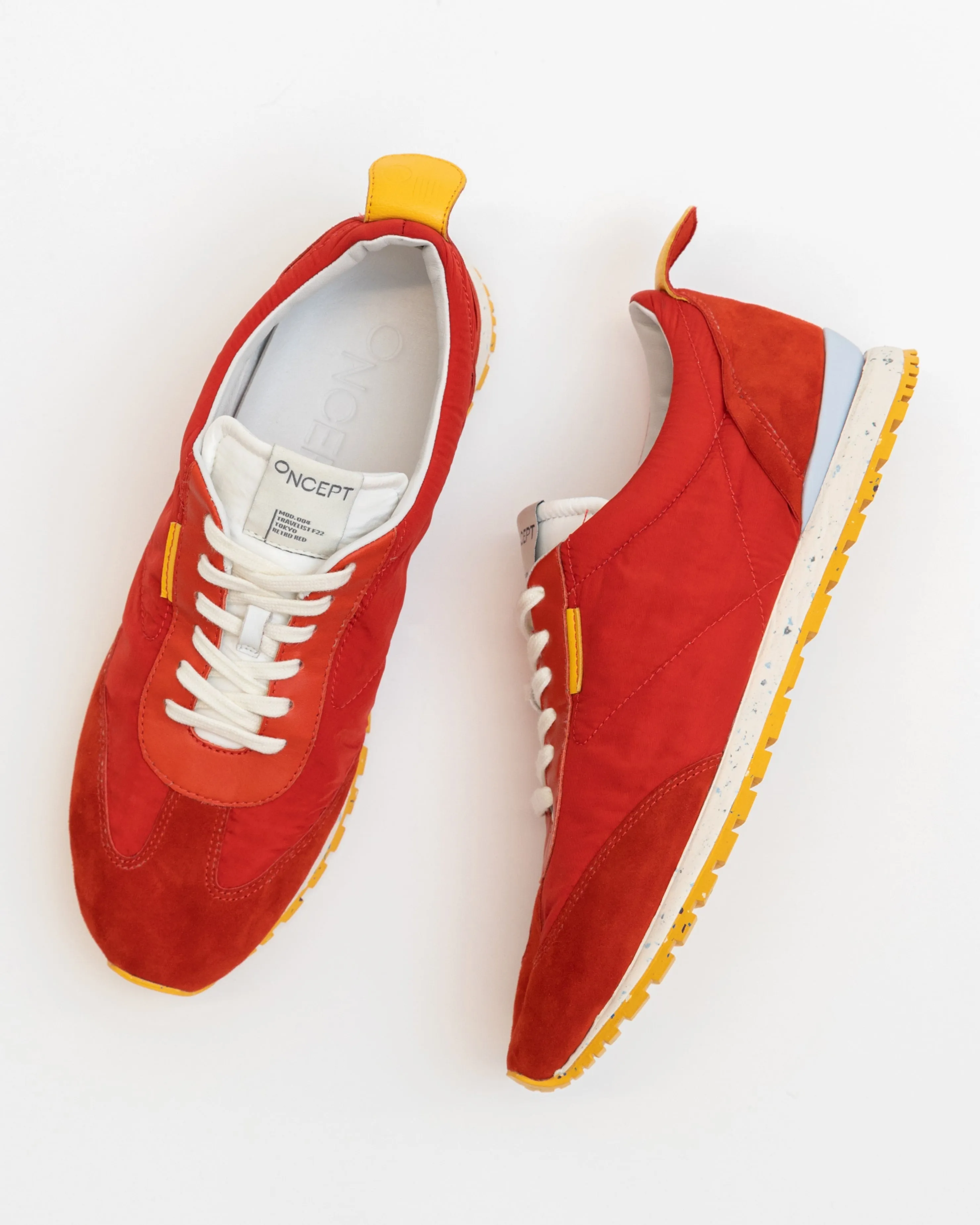 Oncept Tokyo Sneakers in Retro Red