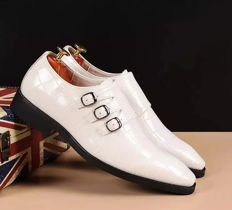 Oxford triple strip-on shoes