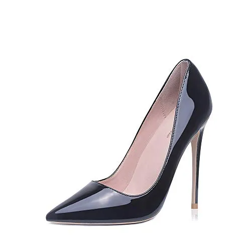 Patent Leather Women Fashion Pointed Toe High Heel Pumps