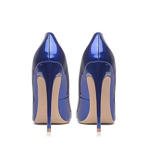 Patent Leather Women Fashion Pointed Toe High Heel Pumps