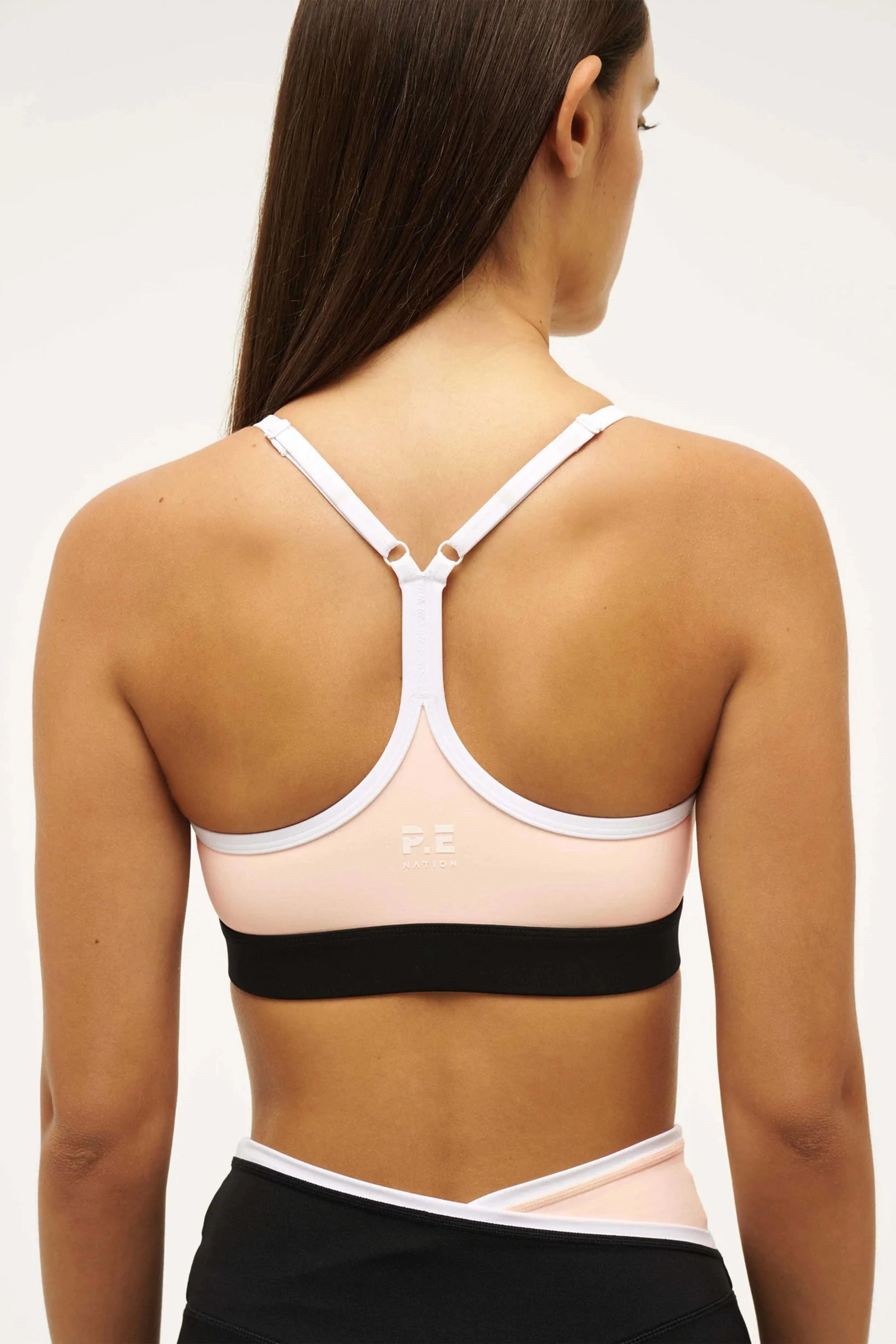 P.E. NATION | Signature Sports Bra - Blush Pink