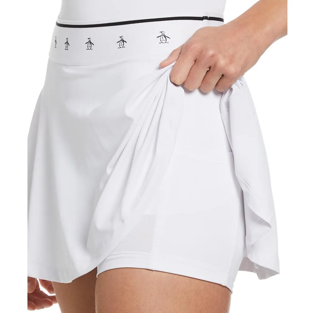 Penguin Women's Essential Elastic Waist Skort - Bright White