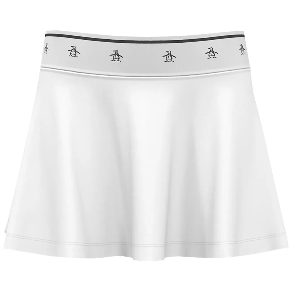 Penguin Women's Essential Elastic Waist Skort - Bright White