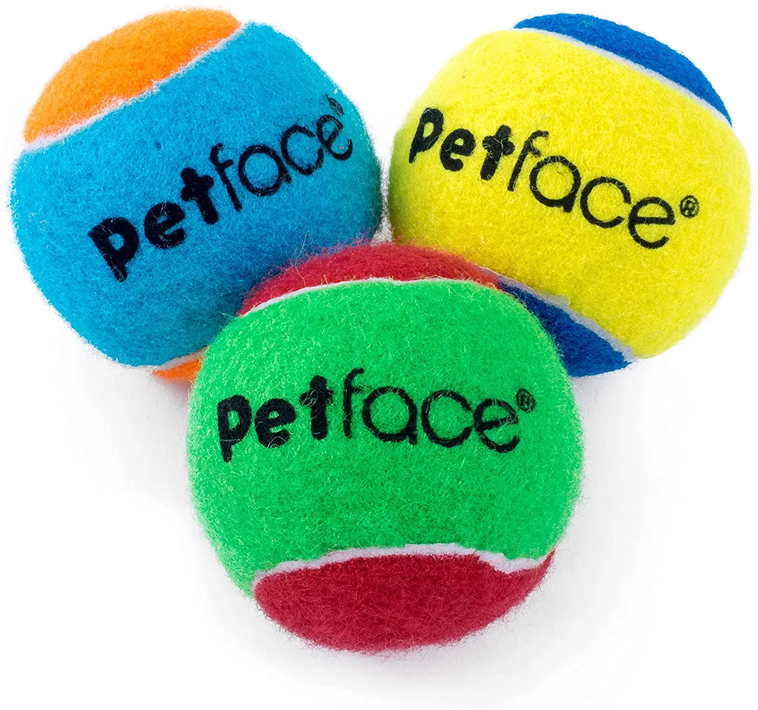 Petface Squeaky Tennis Ball Set of 3