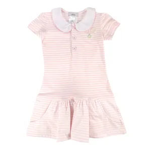 Pink Stripe Tennis Dress