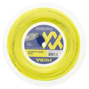 Power Fiber Pro Neon Yellow Tennis String Reel