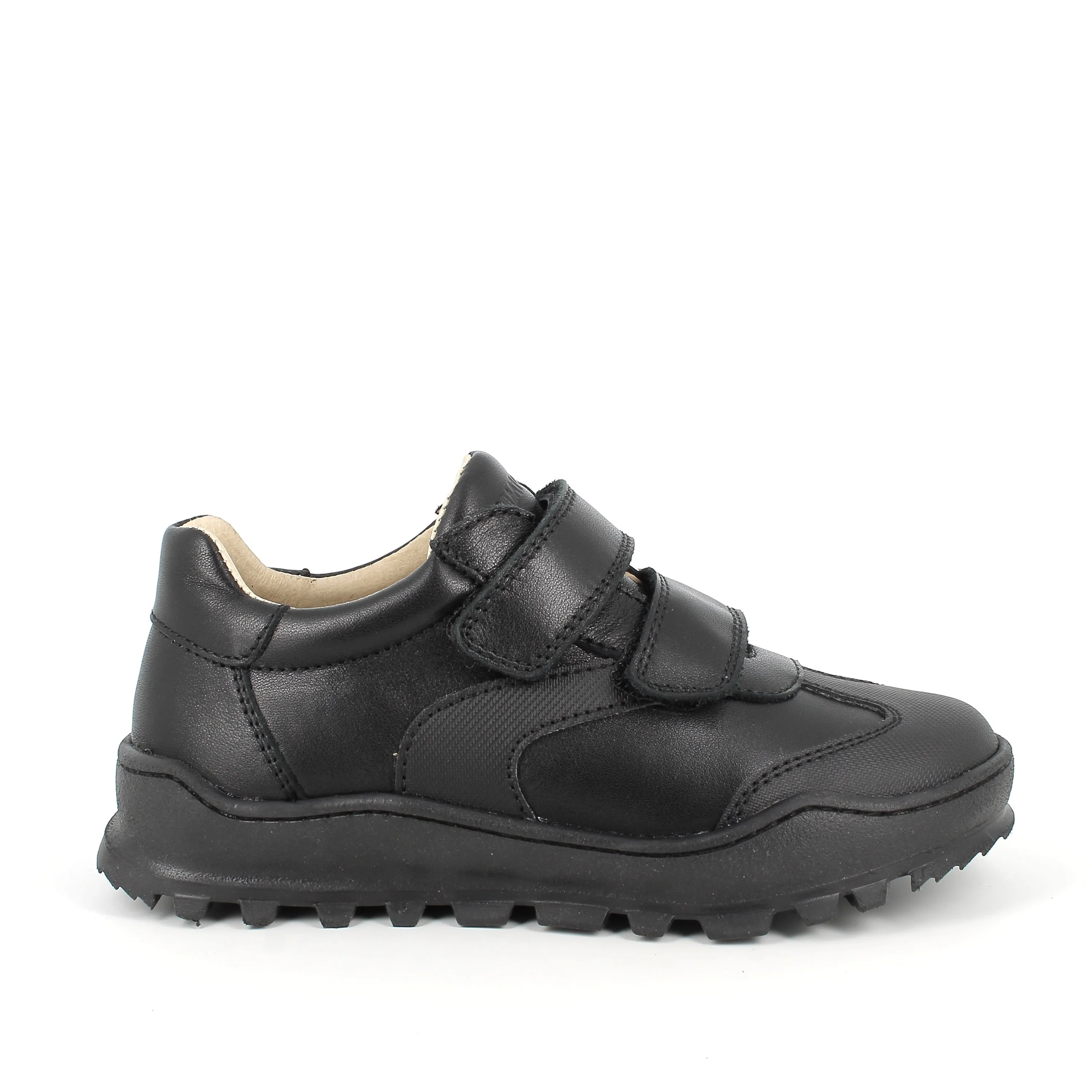 Primigi Ten Boys Black School Shoe