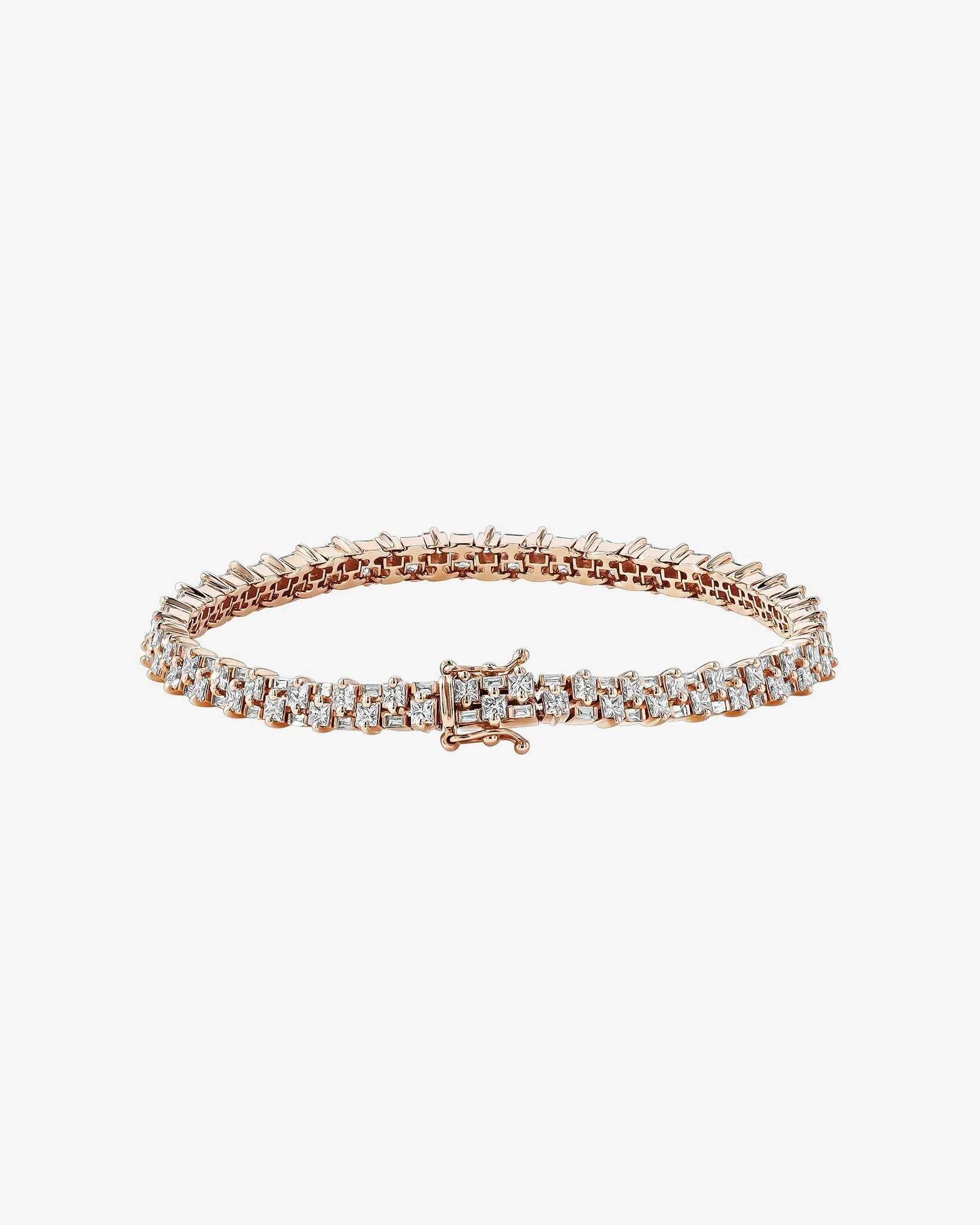 Princess Mini Stack Diamond Tennis Bracelet