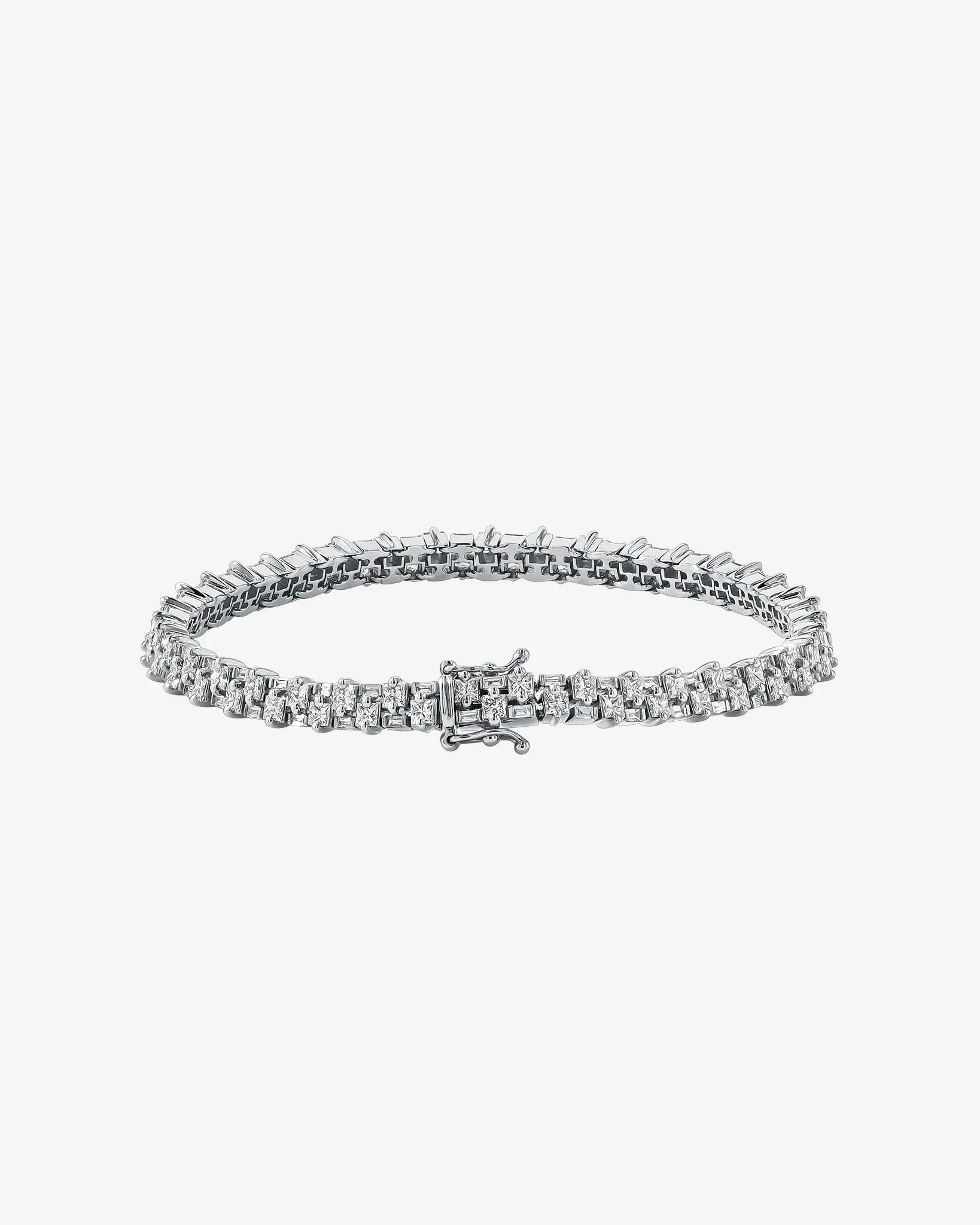 Princess Mini Stack Diamond Tennis Bracelet