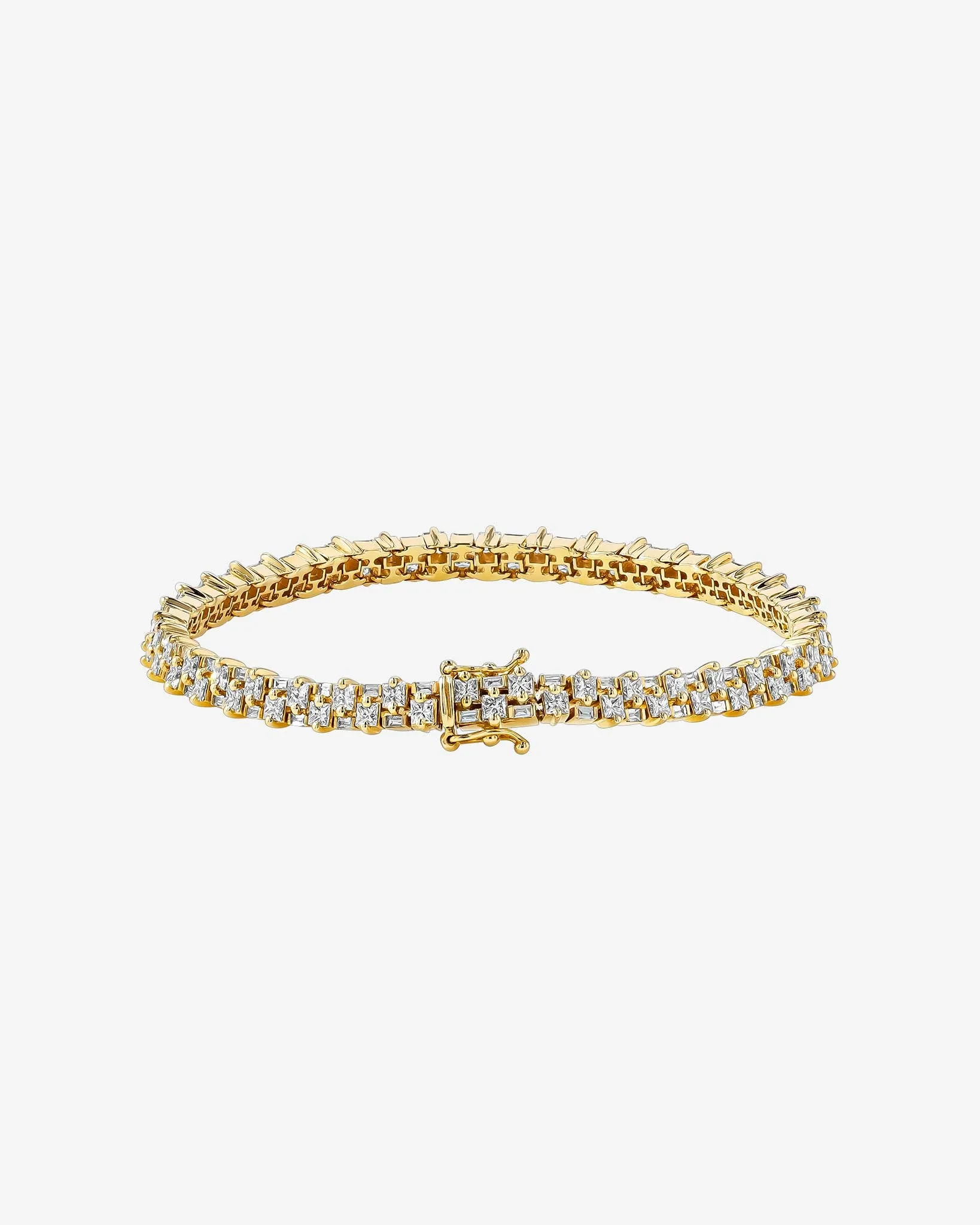 Princess Mini Stack Diamond Tennis Bracelet