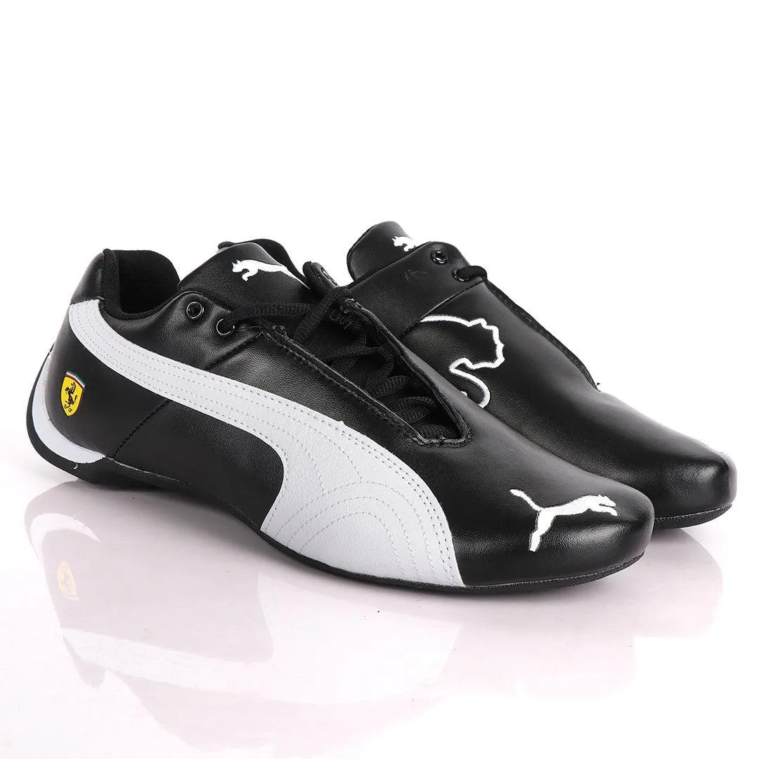 Puma Future Super Cat Leather Sneakers -Black