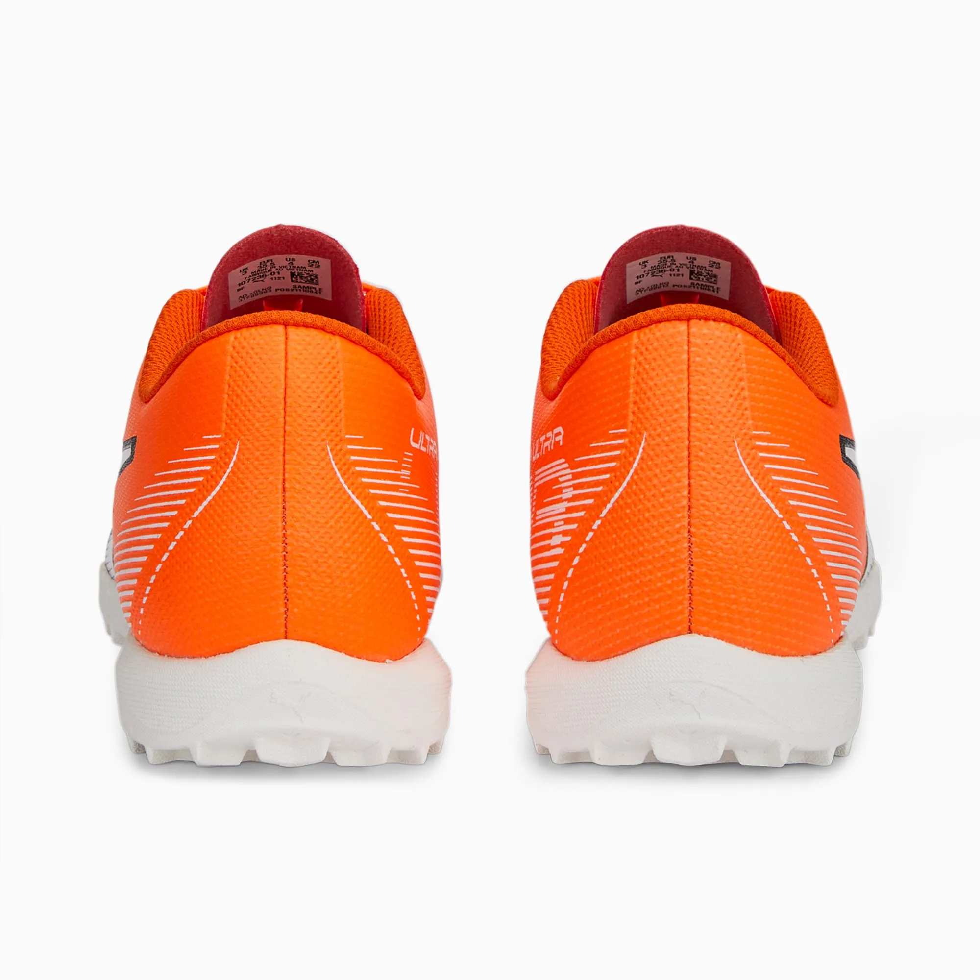 Puma Ultra Play Junior Turf Shoes 107236 01  ULTRA ORANGE-PUMA WHITE-BLUE GLIMMER