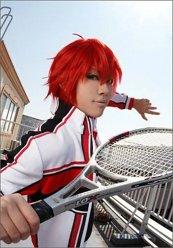 "Shin Tennis no Ouji-sama (The Prince of Tennis II)" Bunta Marui style cosplay wig