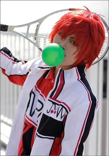 "Shin Tennis no Ouji-sama (The Prince of Tennis II)" Bunta Marui style cosplay wig