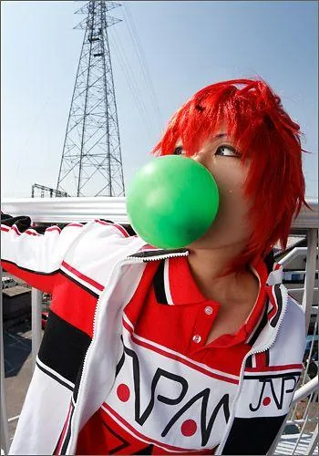 "Shin Tennis no Ouji-sama (The Prince of Tennis II)" Bunta Marui style cosplay wig