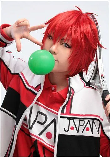 "Shin Tennis no Ouji-sama (The Prince of Tennis II)" Bunta Marui style cosplay wig