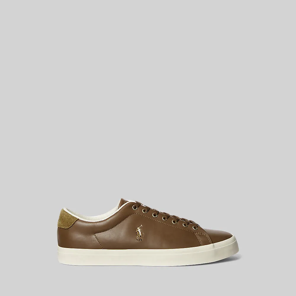 Ralph Lauren Longwood Leather Sneaker | Tan