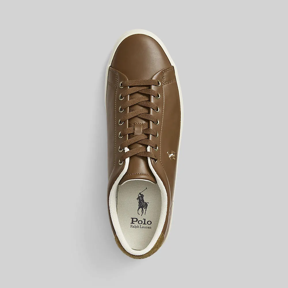 Ralph Lauren Longwood Leather Sneaker | Tan