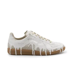 Replica Hand Painted Sneaker in Natural