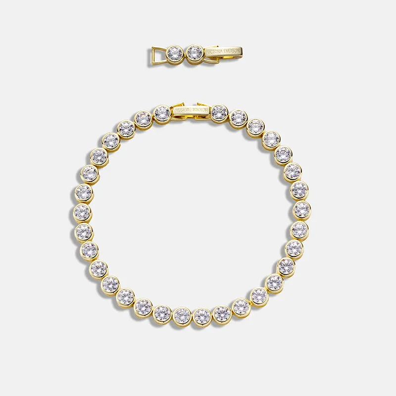 Round Cut Tennis Bracelet