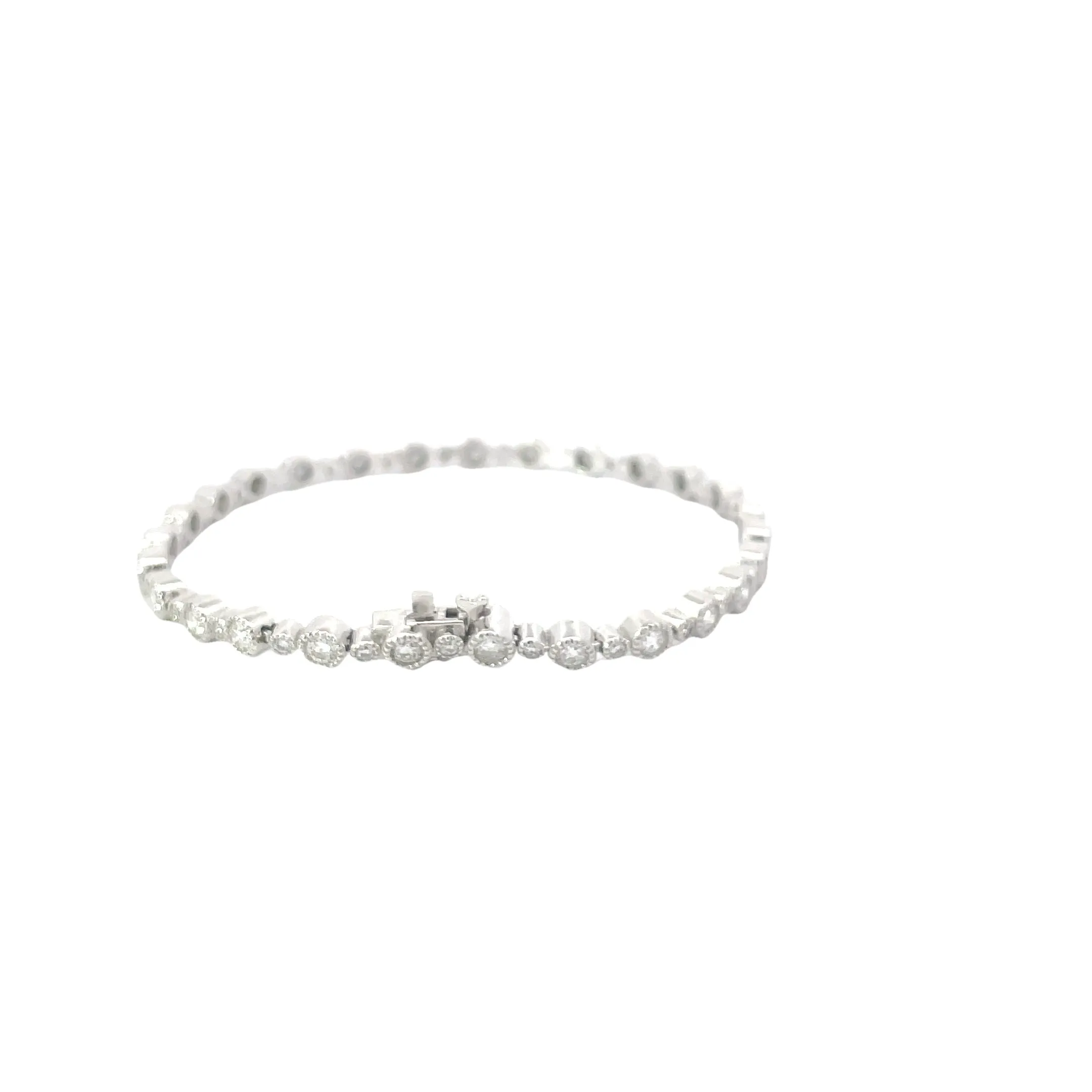 Round Diamond Tennis Bracelet