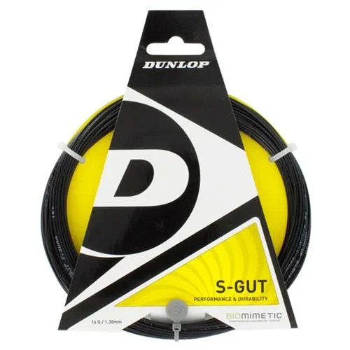 S-Gut 16G Black Tennis String