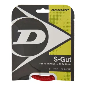 S-Gut 17G Red Tennis String