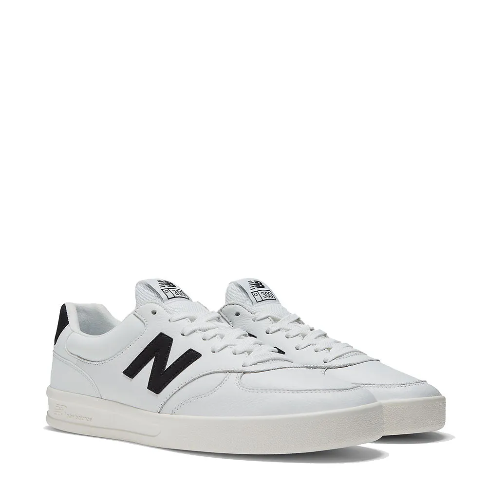 Scarpe Uomo NEW BALANCE Sneakers 300 in Pelle e Mesh colore White e Black